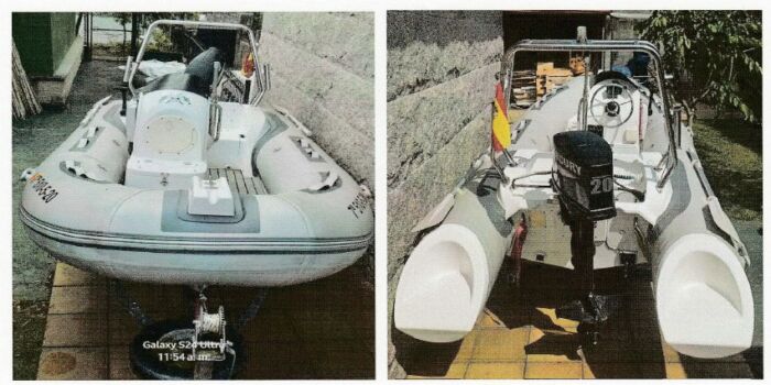 ZODIAC RIB 390 AÑO 2020 - Motor mercury 20cv 2t